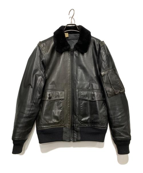 N.HOOLYWOOD（エヌ ハリウッド）N.HOOLYWOOD (エヌ ハリウッド) レザージャケット ブラック サイズ:Mの古着・服飾アイテム