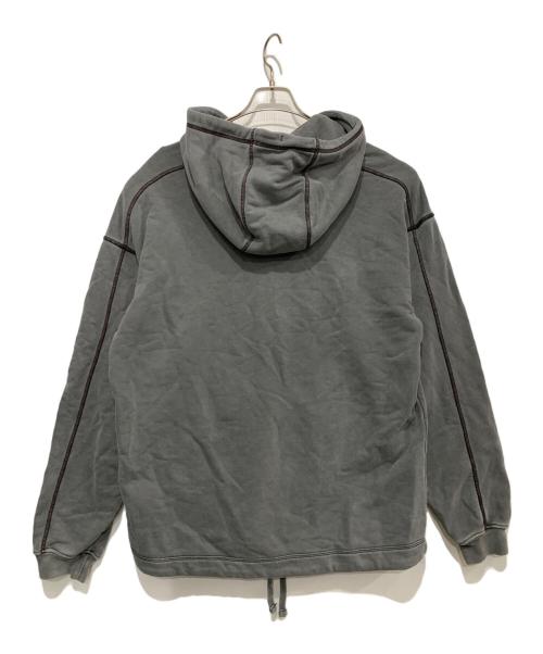 DIESEL（ディーゼル）DIESEL (ディーゼル) プルオーバーパーカー グレー サイズ:Mの古着・服飾アイテム
