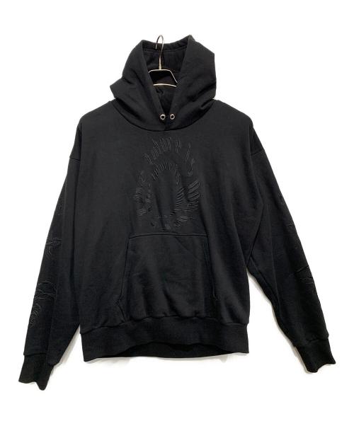 DIESEL（ディーゼル）DIESEL (ディーゼル) プルオーバーパーカー ブラック サイズ:Lの古着・服飾アイテム