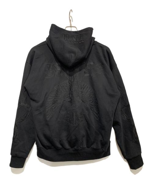 DIESEL（ディーゼル）DIESEL (ディーゼル) プルオーバーパーカー ブラック サイズ:Lの古着・服飾アイテム