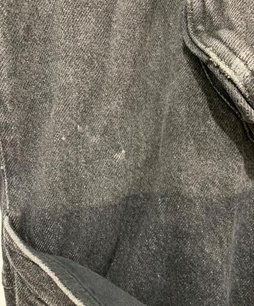 DIESEL（ディーゼル）DIESEL (ディーゼル) ウォッシュドデニムカーゴパンツ ブラック サイズ:30の古着・服飾アイテム