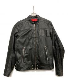 DIESEL（ディーゼル）の古着「ライダースジャケット」｜ブラック