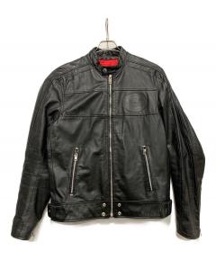 中古・古着通販】DIESEL (ディーゼル) ダブルライダースジャケット