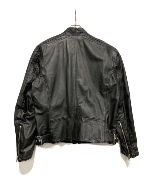 DIESEL（ディーゼル）DIESEL (ディーゼル) ライダースジャケット ブラック サイズ:-の古着・服飾アイテム