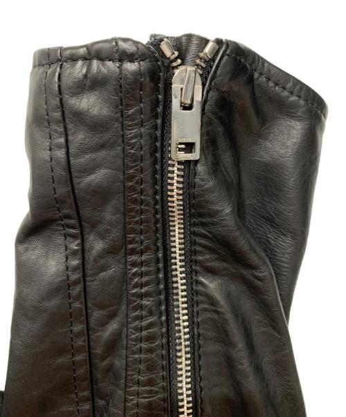 DIESEL（ディーゼル）DIESEL (ディーゼル) ライダースジャケット ブラック サイズ:-の古着・服飾アイテム