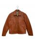 DIESEL（ディーゼル）の古着「カウハイドレザージャケット」｜ブラウン