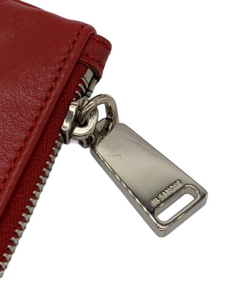 JIL SANDER（ジルサンダー）JIL SANDER (ジルサンダー) クラッチバッグ レッド サイズ:-の古着・服飾アイテム