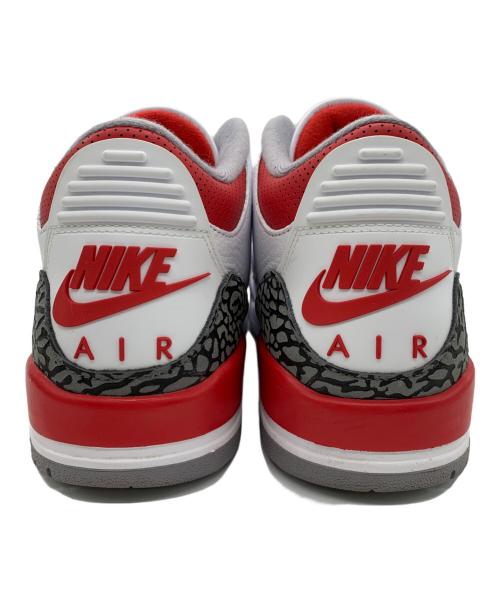 NIKE（ナイキ）NIKE (ナイキ) Air Jordan 3 Retro OG ホワイト×レッド サイズ:28.5㎝の古着・服飾アイテム