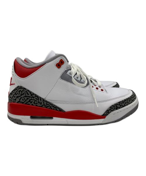 NIKE（ナイキ）NIKE (ナイキ) Air Jordan 3 Retro OG ホワイト×レッド サイズ:28.5㎝の古着・服飾アイテム