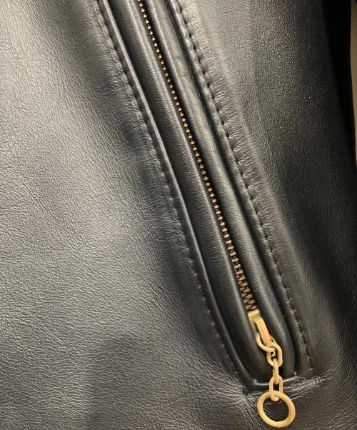 Schott（ショット）Schott (ショット) レザージャケット ブラック サイズ:42の古着・服飾アイテム