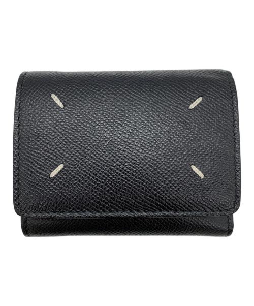 Maison Margiela（メゾンマルジェラ）Maison Margiela (メゾンマルジェラ) 3つ折り財布 ブラックの古着・服飾アイテム