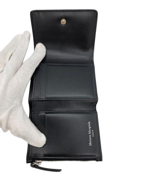 Maison Margiela（メゾンマルジェラ）Maison Margiela (メゾンマルジェラ) 3つ折り財布 ブラックの古着・服飾アイテム