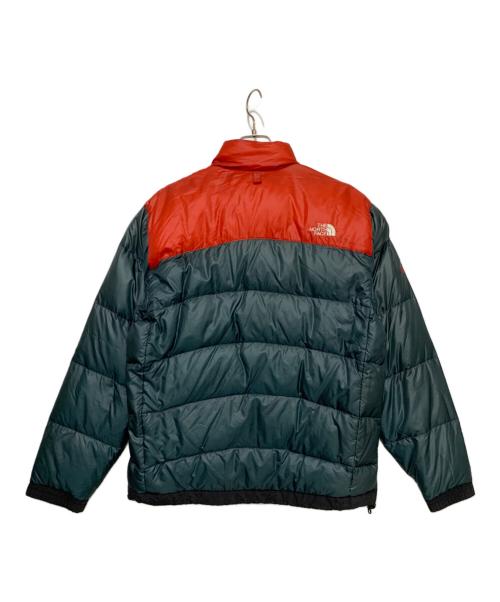 THE NORTH FACE（ザ ノース フェイス）THE NORTH FACE (ザ ノース フェイス) ダウンジャケット グレー×レッド サイズ:Lの古着・服飾アイテム
