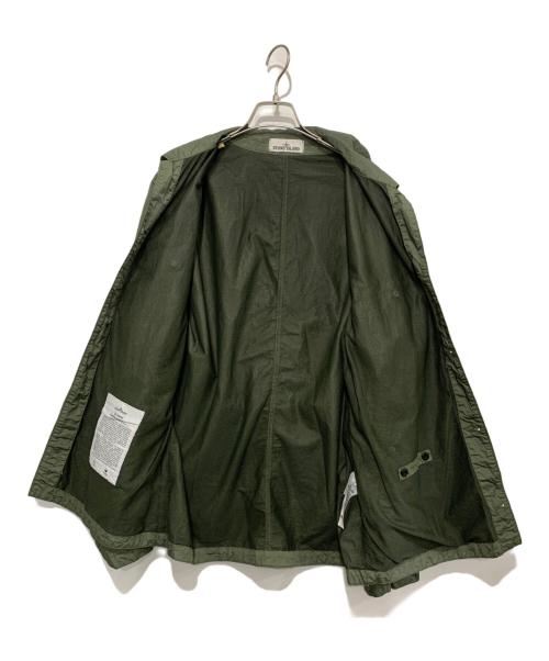 STONE ISLAND（ストーンアイランド）STONE ISLAND (ストーンアイランド) ナイロンシャツ グリーン サイズ:Lの古着・服飾アイテム