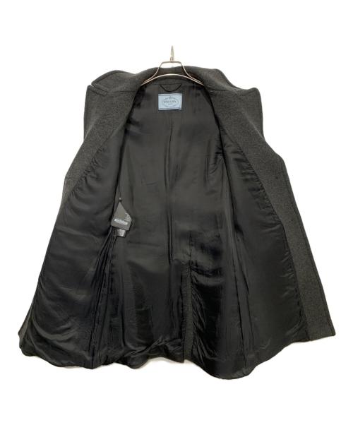 PRADA（プラダ）PRADA (プラダ) コート グレー サイズ:40の古着・服飾アイテム