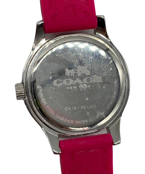 COACH（コーチ）COACH (コーチ) 腕時計 ショッキングピンクの古着・服飾アイテム