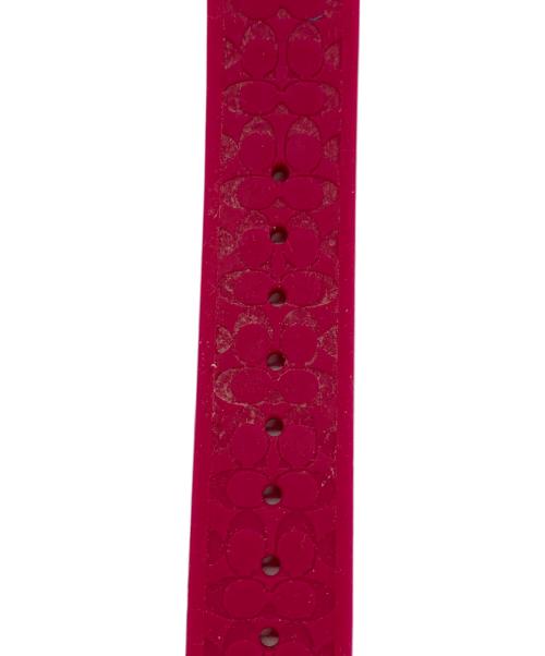 COACH（コーチ）COACH (コーチ) 腕時計 ショッキングピンクの古着・服飾アイテム