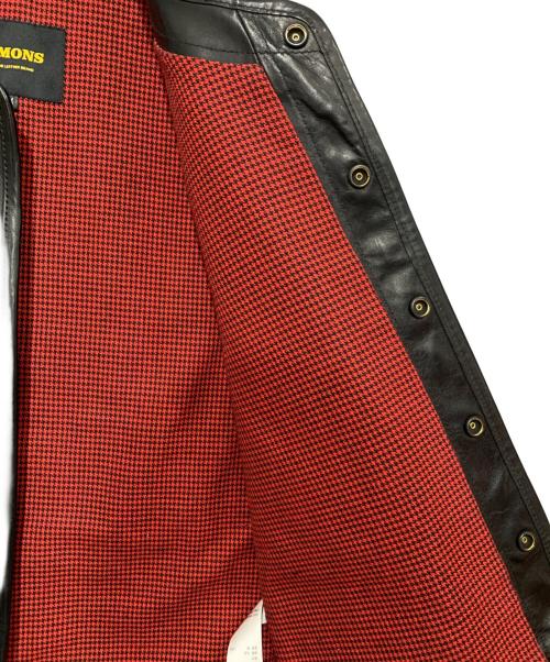 Simons（シモンズ）SIMONS (シモンズ) ホースレザーベスト ブラック サイズ:Mの古着・服飾アイテム