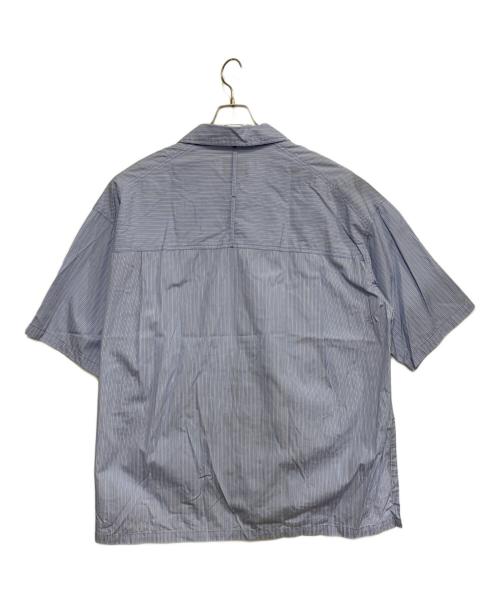 PUBLIC TOKYO（パブリックトウキョウ）PUBLIC TOKYO (パブリックトウキョウ) ストライプリラックスシャツ スカイブルー サイズ:2の古着・服飾アイテム
