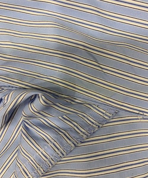 PUBLIC TOKYO（パブリックトウキョウ）PUBLIC TOKYO (パブリックトウキョウ) ストライプリラックスシャツ スカイブルー サイズ:2の古着・服飾アイテム