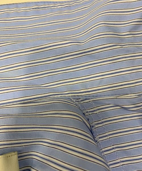 PUBLIC TOKYO（パブリックトウキョウ）PUBLIC TOKYO (パブリックトウキョウ) ストライプリラックスシャツ スカイブルー サイズ:2の古着・服飾アイテム