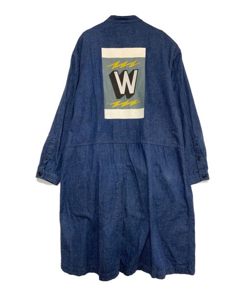 WTAPS（ダブルタップス）WTAPS (ダブルタップス) ノーカラーコート インディゴ サイズ:3の古着・服飾アイテム