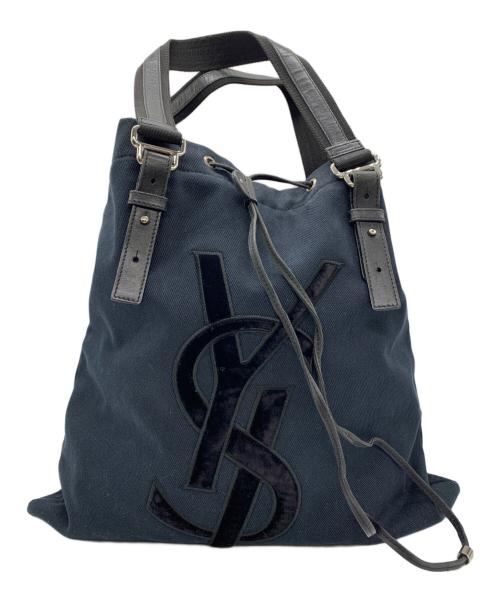 Yves Saint Laurent（イヴサンローラン）Yves Saint Laurent (イヴサンローラン) トートバッグ ブラックの古着・服飾アイテム