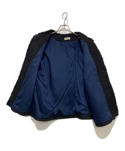 IENA（イエナ）IENA (イエナ) ツイードジャケット ネイビー サイズ:38の古着・服飾アイテム