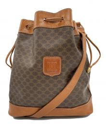 CELINE（セリーヌ）の古着「巾着ショルダーバッグ」｜ブラウン