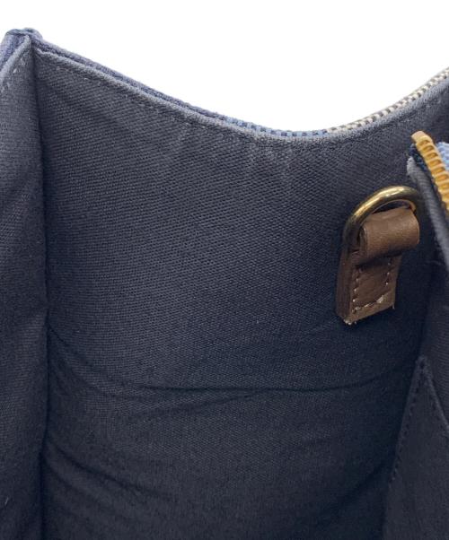 BLUE LAVEL CRESTBRIDGE（ブル^レーベル・クレストブリッジ）BLUE LAVEL CRESTBRIDGE (ブル^レーベル・クレストブリッジ) 2WAYバッグ グリーン×スカイブルーの古着・服飾アイテム