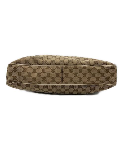 GUCCI（グッチ）GUCCI (グッチ) ハンドバッグ ブラウン×ベージュの古着・服飾アイテム