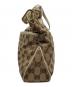 GUCCI (グッチ) ハンドバッグ ブラウン×ベージュ：25000円