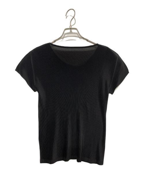 PLEATS PLEASE（プリーツプリーズ）PLEATS PLEASE (プリーツプリーズ) 半袖カットソー ブラック サイズ:03の古着・服飾アイテム