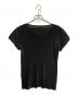 PLEATS PLEASE (プリーツプリーズ) 半袖カットソー ブラック サイズ:03：12000円