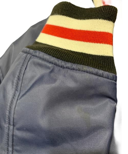 AVIREX（アヴィレックス）AVIREX (アヴィレックス) フライトジャケット ブルー サイズ:Lの古着・服飾アイテム