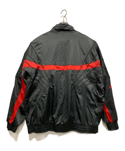 NIKE（ナイキ）NIKE (ナイキ) JSW AJ5 SATIN JKT ブラック×レッド サイズ:XLの古着・服飾アイテム