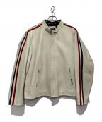 Schottショット）の古着「ラムレザージャケット」｜ホワイト×レッド×ブルー