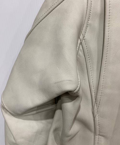 Schott（ショット）Schott (ショット) ラムレザージャケット ホワイト×レッド×ブルー サイズ:2XLの古着・服飾アイテム