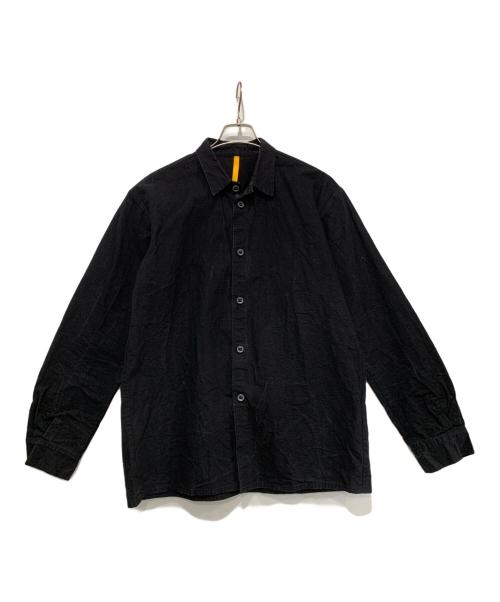 man-tle（マントル）MAN-TLE (マントル) 長袖シャツ ブラック サイズ:Mの古着・服飾アイテム