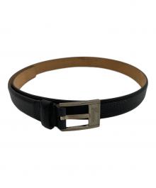 GUCCI（グッチ）の古着「レザーベルト」｜ブラック