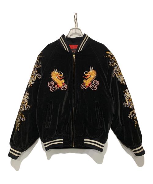 GREEMAN（グリーマン）Greeman (グリーマン) 別珍スカジャン ブラック サイズ:FREEの古着・服飾アイテム