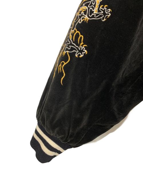 GREEMAN（グリーマン）Greeman (グリーマン) 別珍スカジャン ブラック サイズ:FREEの古着・服飾アイテム