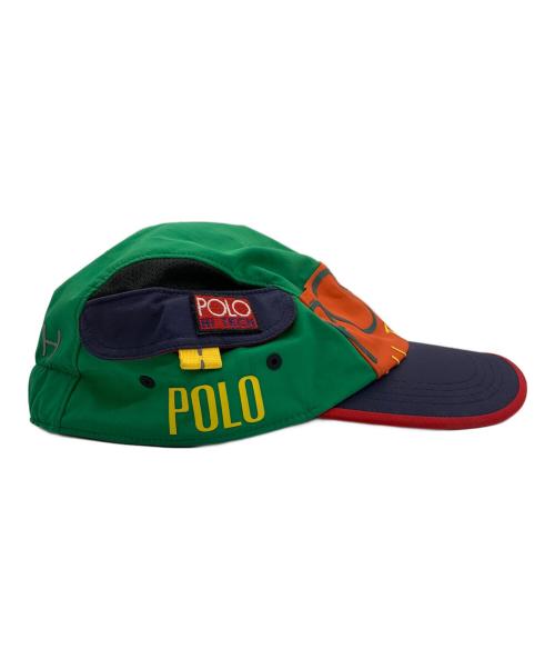 POLO RALPH LAUREN（ポロ・ラルフローレン）POLO RALPH LAUREN (ポロ・ラルフローレン) キャップ グリーン サイズ:L　XLの古着・服飾アイテム