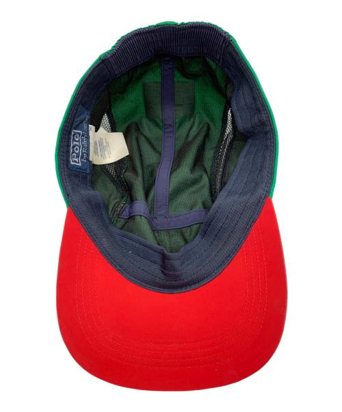 POLO RALPH LAUREN（ポロ・ラルフローレン）POLO RALPH LAUREN (ポロ・ラルフローレン) キャップ グリーン サイズ:L　XLの古着・服飾アイテム