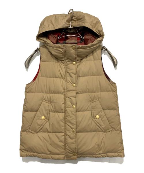 BLUE LABEL CRESTBRIDGE（ブルーレーベルクレストブリッジ）BLUE LABEL CRESTBRIDGE (ブルーレーベルクレストブリッジ) ダウンベスト ブラウン サイズ:Mの古着・服飾アイテム