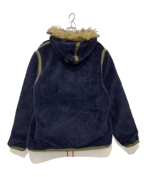 POLO RALPH LAUREN（ポロ・ラルフローレン）POLO RALPH LAUREN (ポロ・ラルフローレン) フリースジャケット グリーン×ネイビー サイズ:170　SPの古着・服飾アイテム