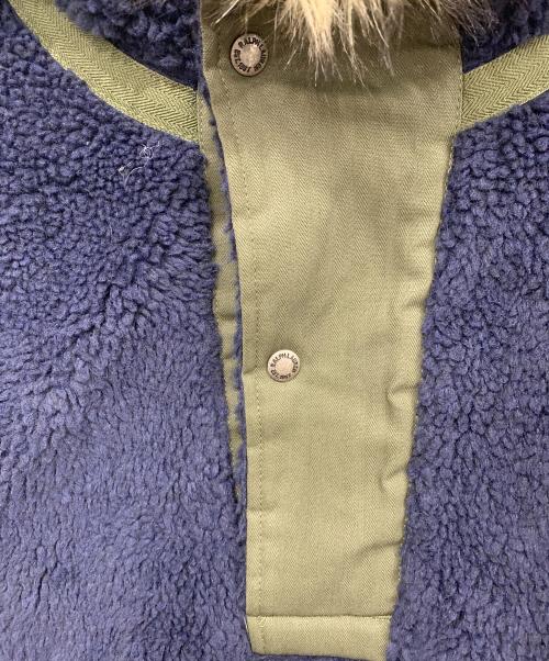 POLO RALPH LAUREN（ポロ・ラルフローレン）POLO RALPH LAUREN (ポロ・ラルフローレン) フリースジャケット グリーン×ネイビー サイズ:170　SPの古着・服飾アイテム