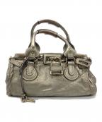 Chloeクロエ）の古着「ハンドバッグ」｜メタリックベージュ