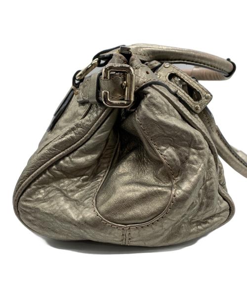 Chloe（クロエ）Chloe (クロエ) ハンドバッグ メタリックベージュの古着・服飾アイテム