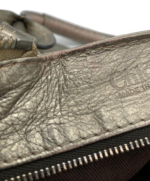 Chloe（クロエ）Chloe (クロエ) ハンドバッグ メタリックベージュの古着・服飾アイテム